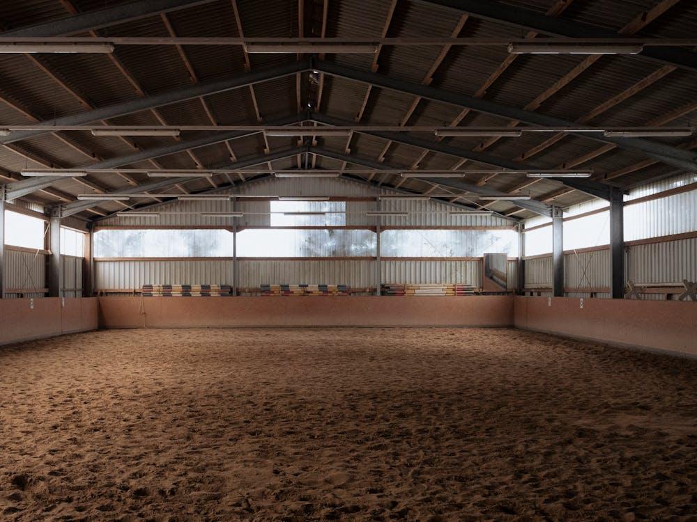 A horse arena